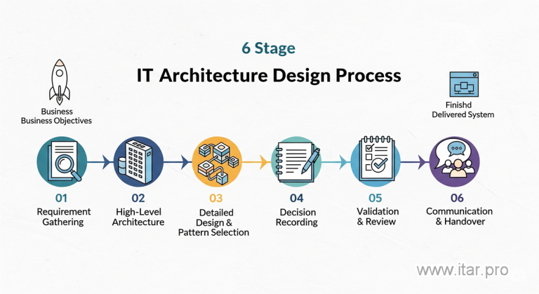 6 Stages of the IT Architecture Design Process